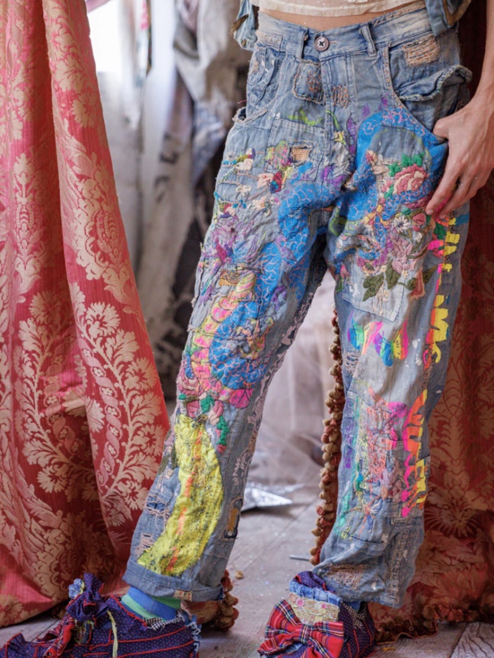 🌈NWT MAGNOLIA PEARL DANCING QUEEN KALLE DENIMS🌈
